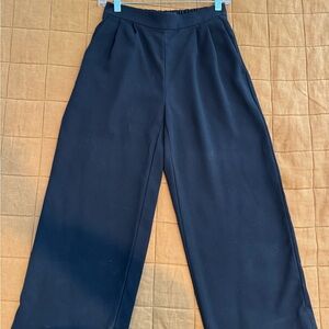 J. Crew Black Elastic-Waist Pants
